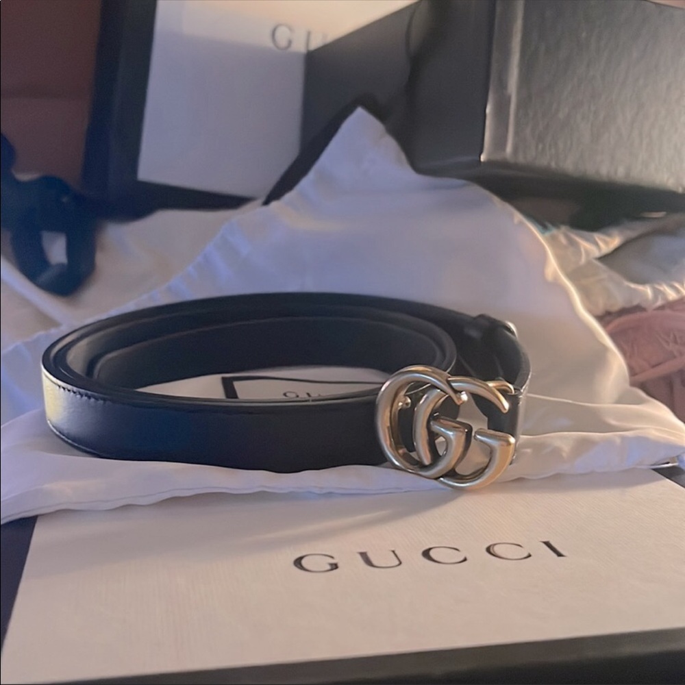 Gucci black belt